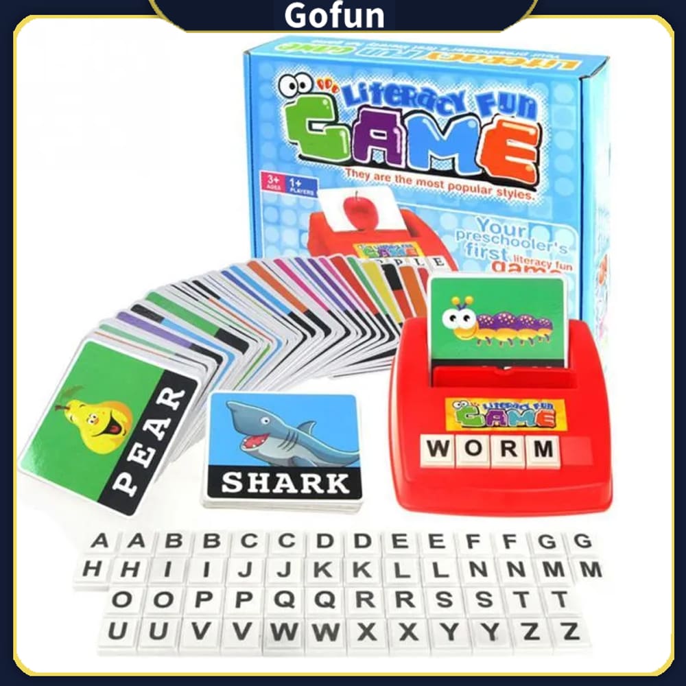 Letras divertidas do alfabeto em jogos educativos para crianças