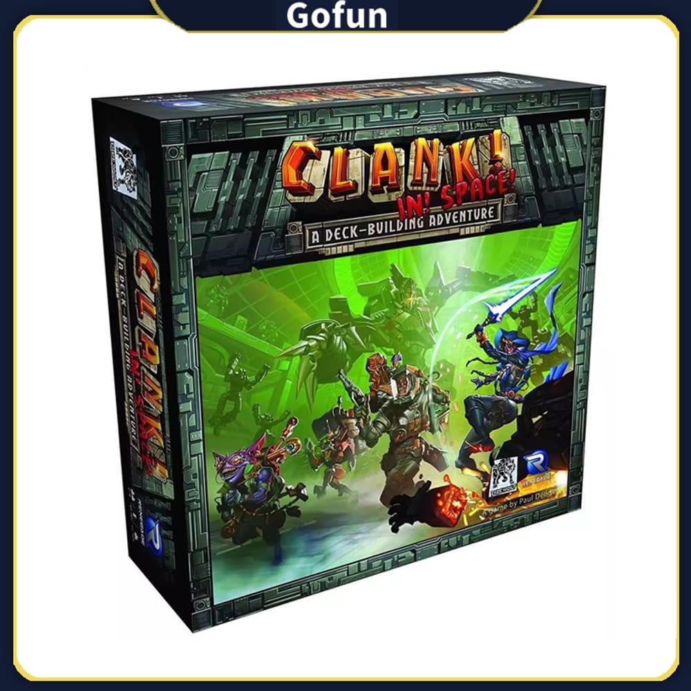 Jogo de tabuleiro Clank! em! Espaço! Uma aventura de construção de decks