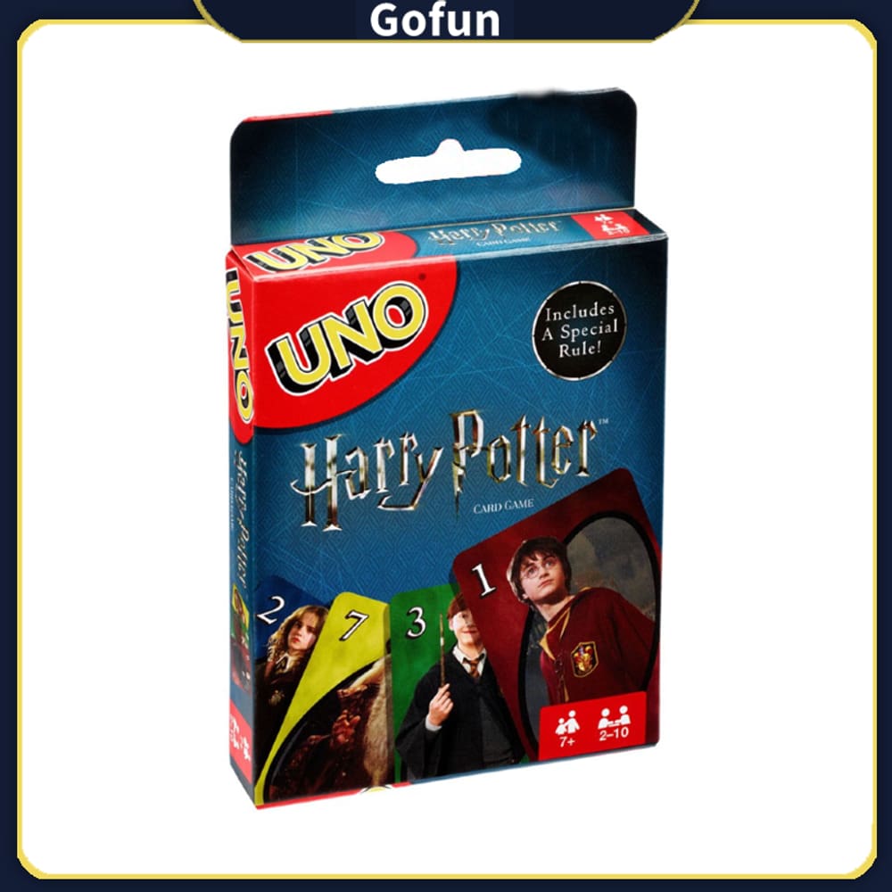 Jogo de cartas UNO Harry Potter Theme Family Party Age 7+