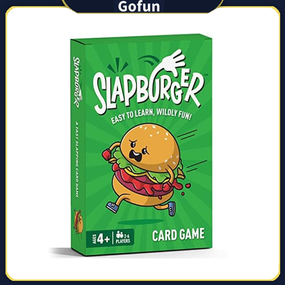 Jogo de tabuleiro de cartas Slapburger for Family Party Game