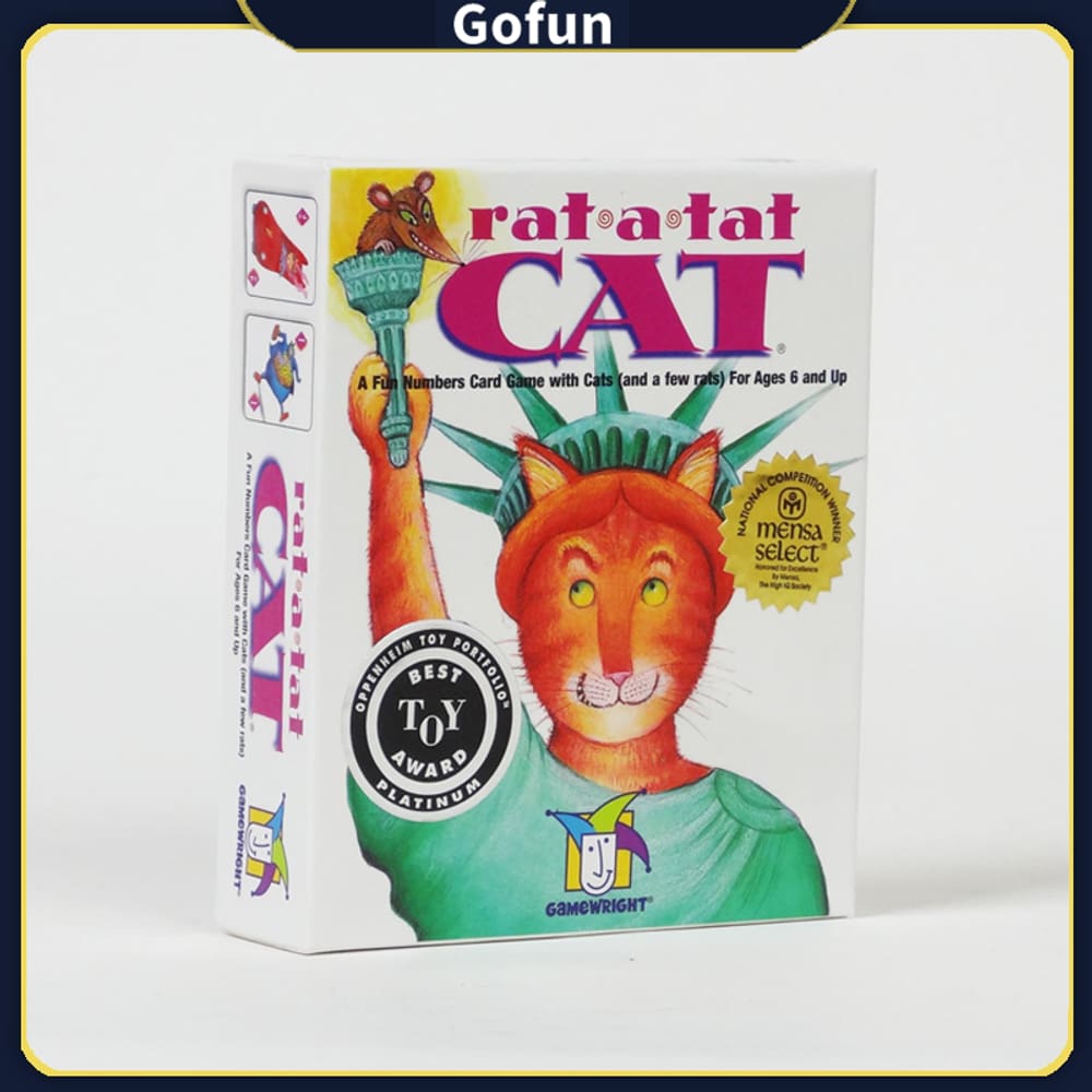 Jogo de cartas Rat A Tat Cat for Family Party Board Game