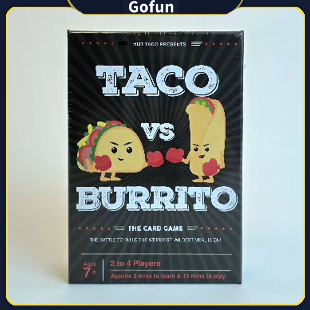 Jogo de cartas Taco vs Burrito - Jogo de festa para toda a família