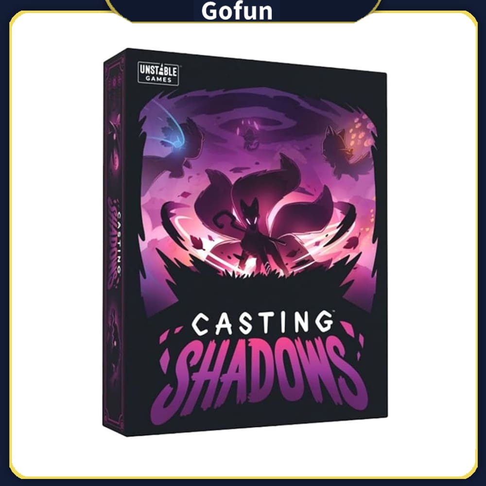 Jogo de tabuleiro Casting Shadows Estratégia de fantasia baseada em turnos