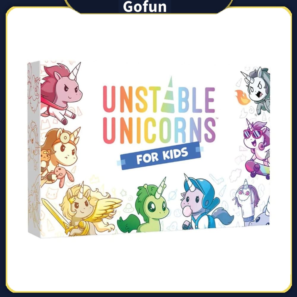 Jogo de cartas Unstable Unicorns for Kids Edition Base Game