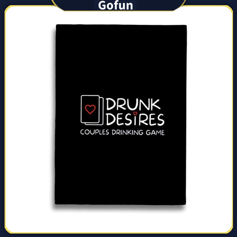 Jogo de tabuleiro de cartas Drunk Desires 2 Player para adultos e casais
