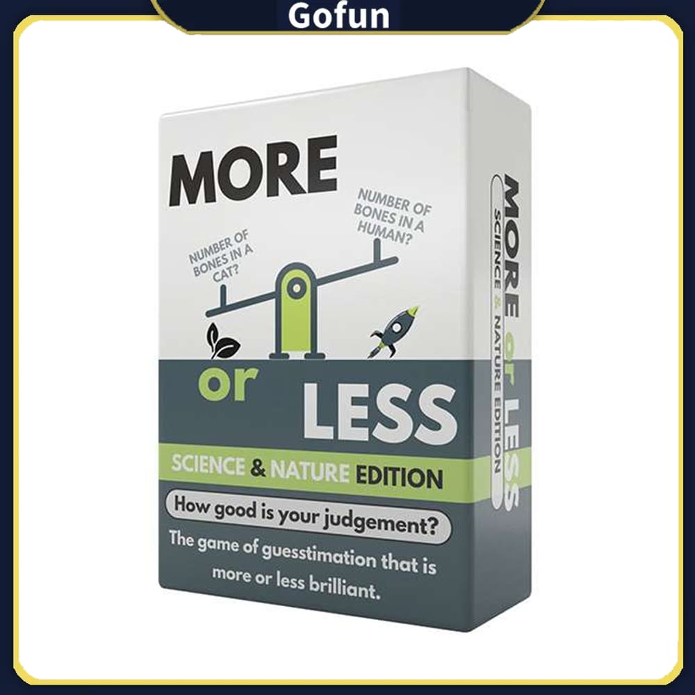 Jogo de cartas mais ou menos primeira edição Quão bom é o seu julgamento?