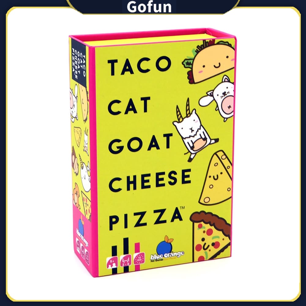 Jogo de cartas Taco Cat Goat Cheese Pizza Cards Kids Age 8+