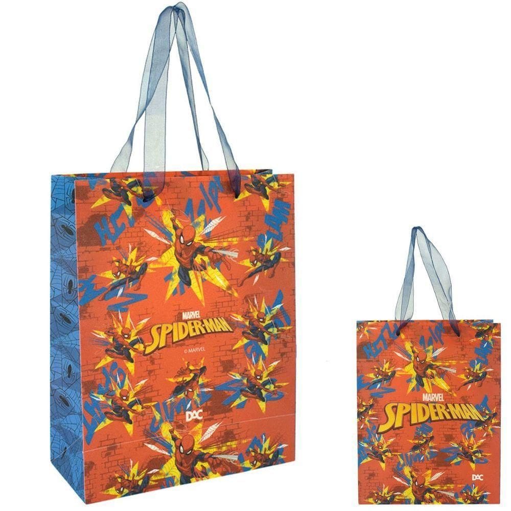 Sacola Para Presente Tamanho M Homem Aranha - 4895 - Dac