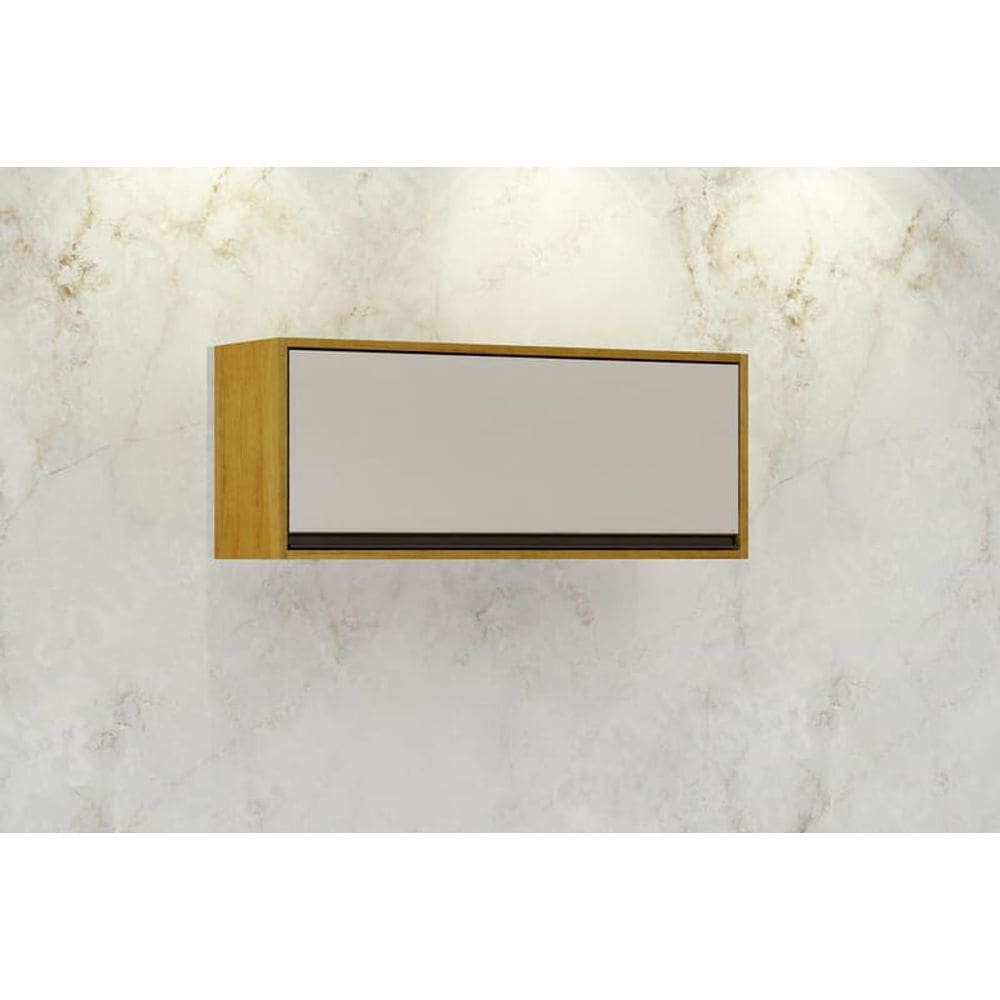 Nicho P Cozinha 1 Porta - Eduarda-Cinamomo/Off - CHF Móveis