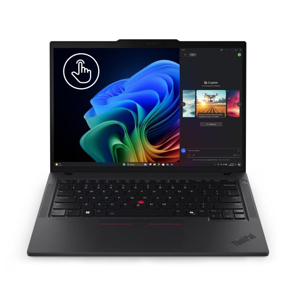 Notebook Lenovo ThinkPad T14 G6 Intel Core Ultra 7 265U vPro 32GB 1TB SSD Windows 11 Pro 14” Touch Screen - 21QD0023BO Preto