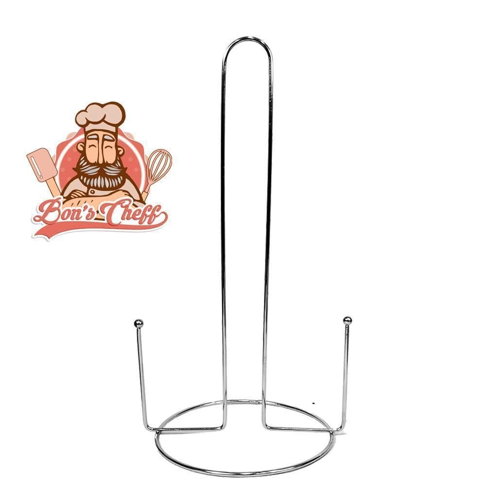 Porta Papel Toalha De Mesa Aramado Cromado 2 28X13,5