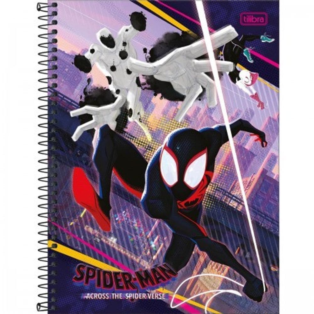 Caderno C/D 10 Materias Spider Verso 160 Folhas Tilibra