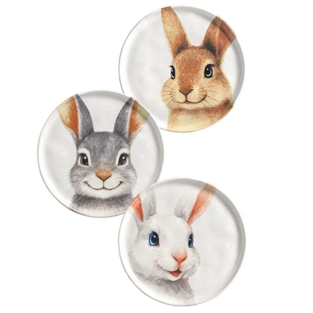 Conjunto de Pratos de Sobremesa 06 Peças Páscoa Bio Sorrisos Porto Brasil