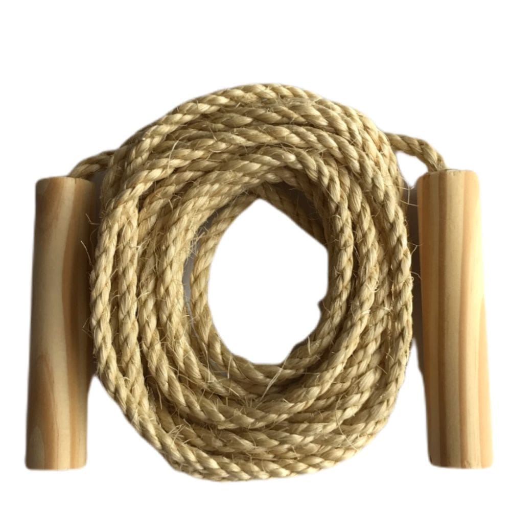 Brinquedo corda de pular coletiva infantil 5M de sisal MCC