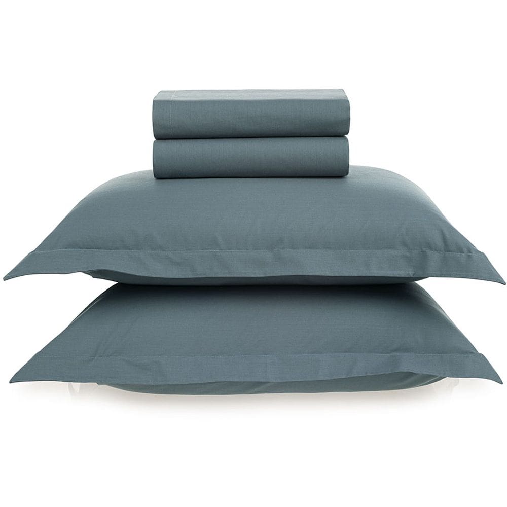 Jogo de Cama Karsten Tom 200 Fios 4 Peças Queen Azul