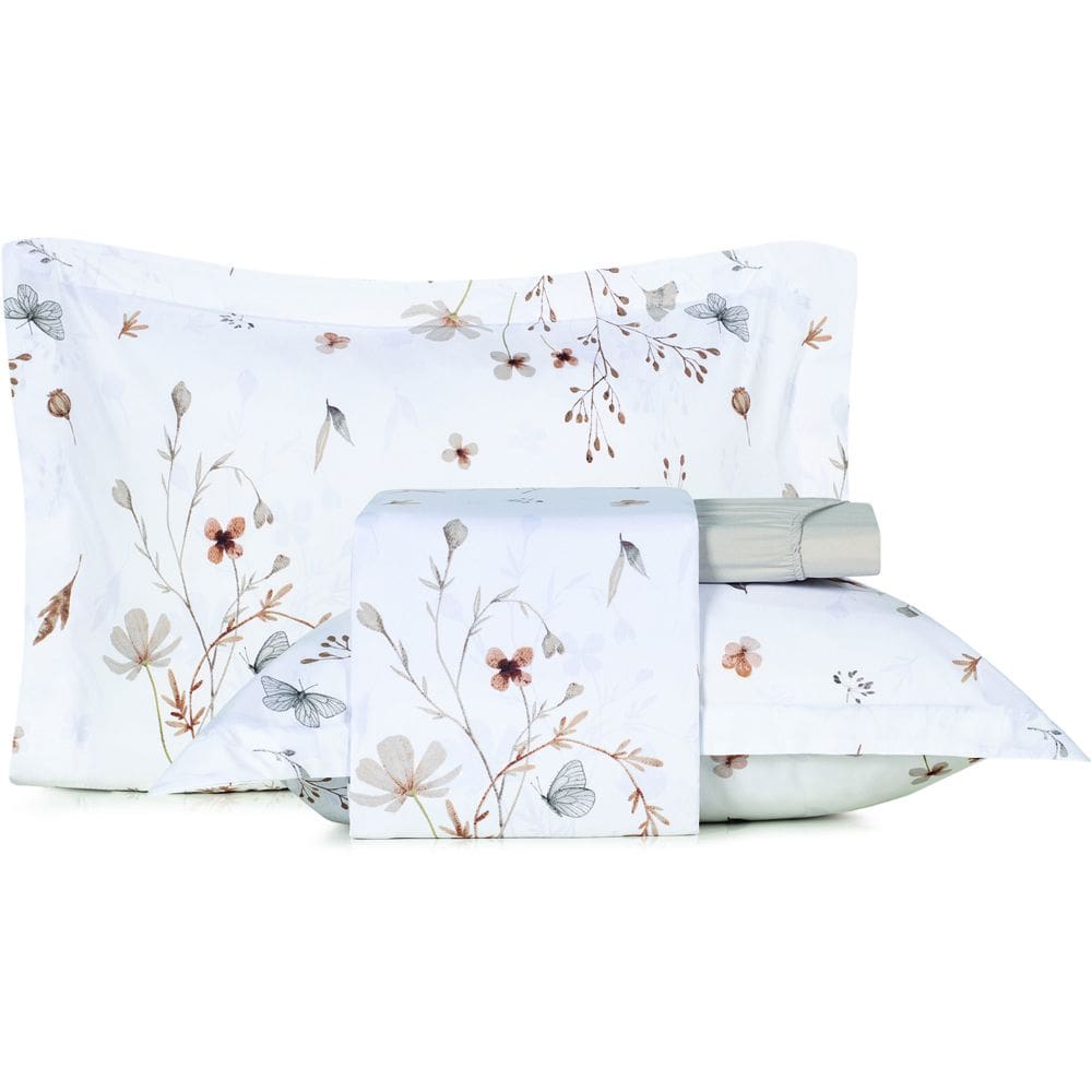 Jogo de Cama Altenburg Golden Ta 4 Peças Queen Bege