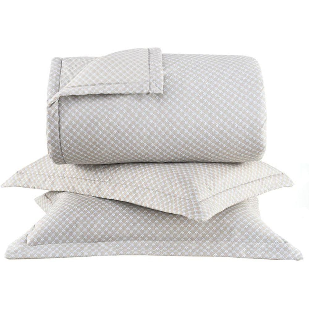 Jogo de Colcha Buddemeyer Palazzio 180 Fios 3 Peças Queen