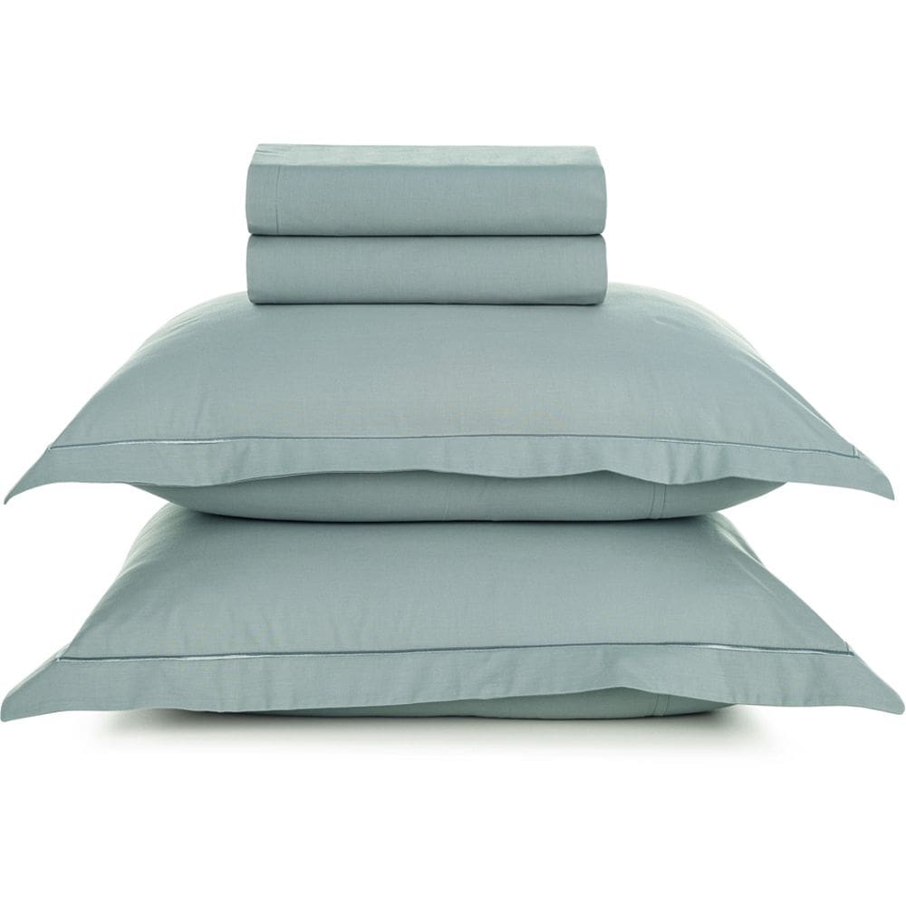 Jogo de Cama Karsten Deliz 200 Fios 4 Peças Queen Cinza