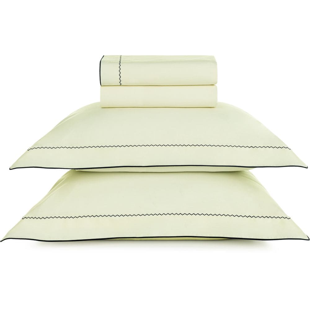 Jogo de Cama Karsten Bali 200 Fios 4 Peças Queen Off White