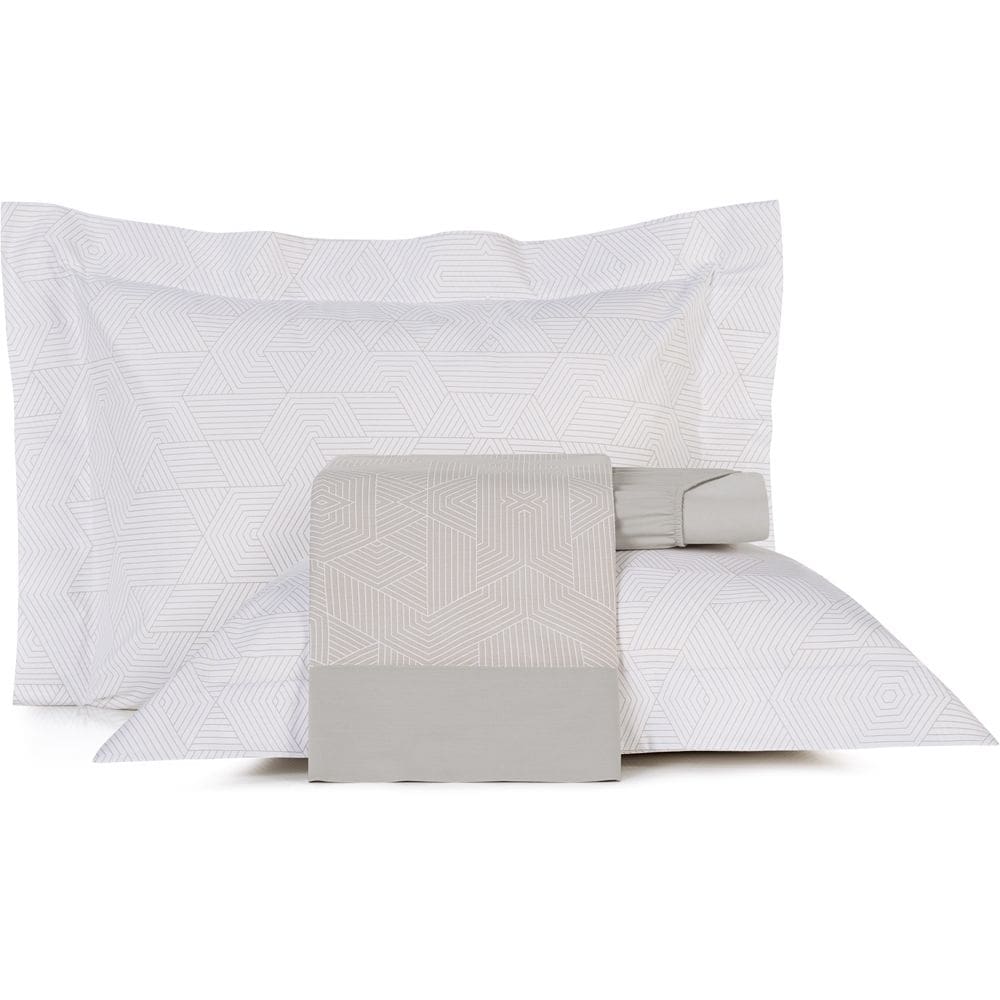 Jogo de Cama Altenburg Lito 200 Fios 4 Peças Queen Bege