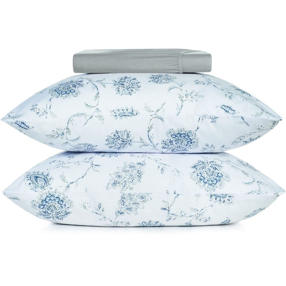 Jogo de Cama Altenburg Celeste Malha 3 Peças Queen Branco