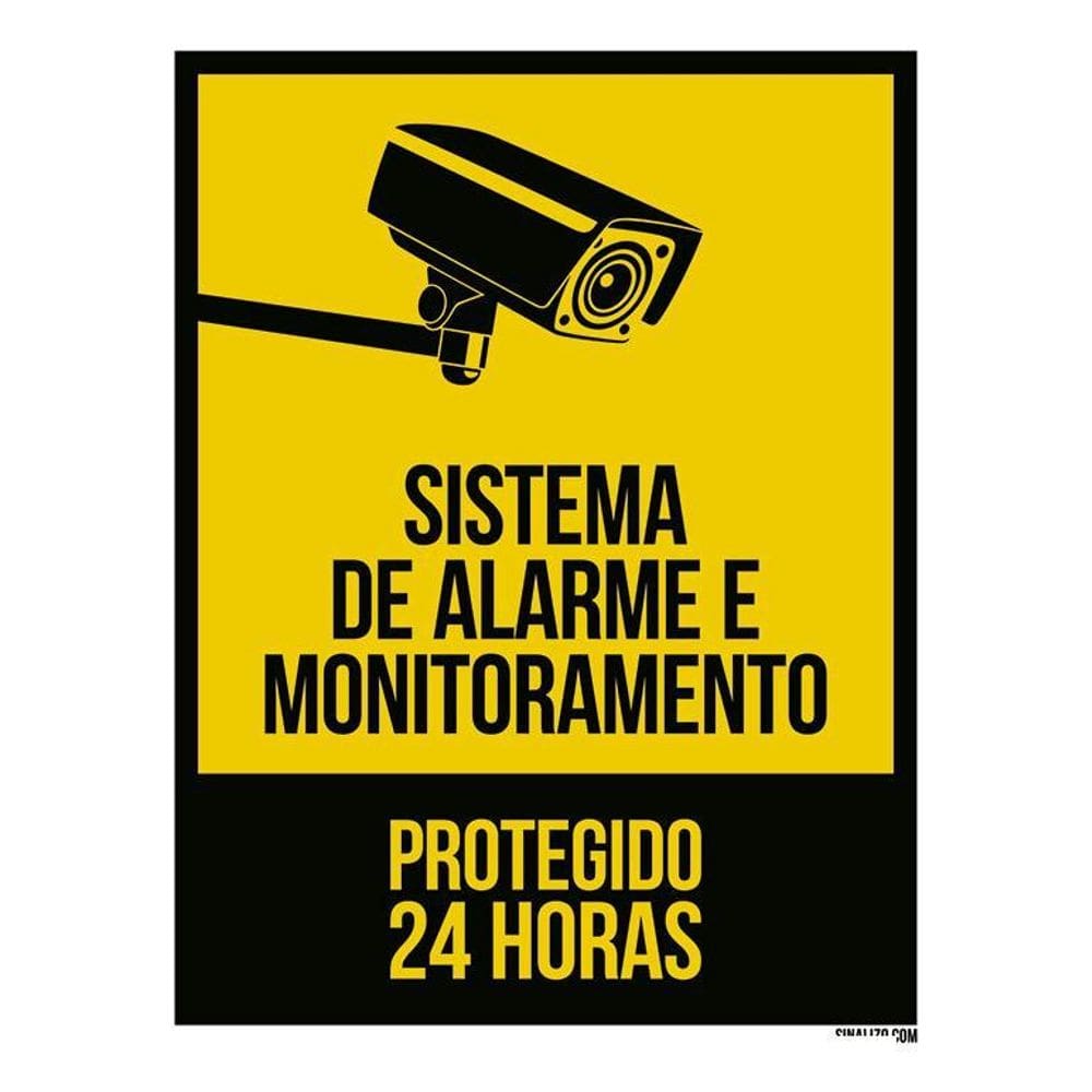 Kit 5 Placa Acm Sistema Alarme Monitoramento 18X23