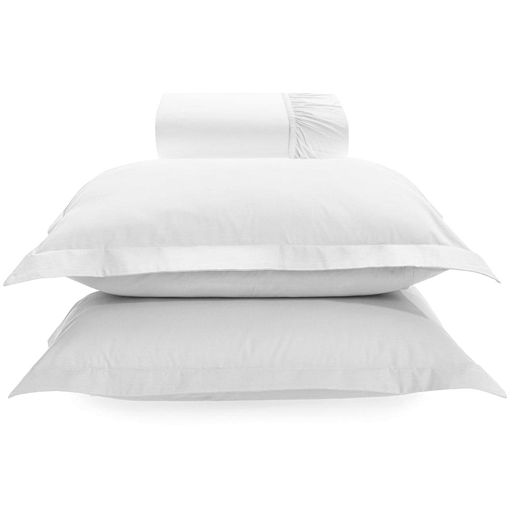 Jogo de Cama Karsten Tom 200 Fios 3 Peças Queen Branco