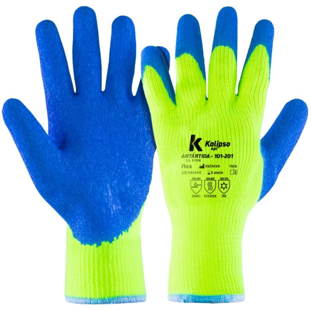 Luva de Segurança Térmica Antártida Proteção Contra Frio 101-201 Com CA Kalipso