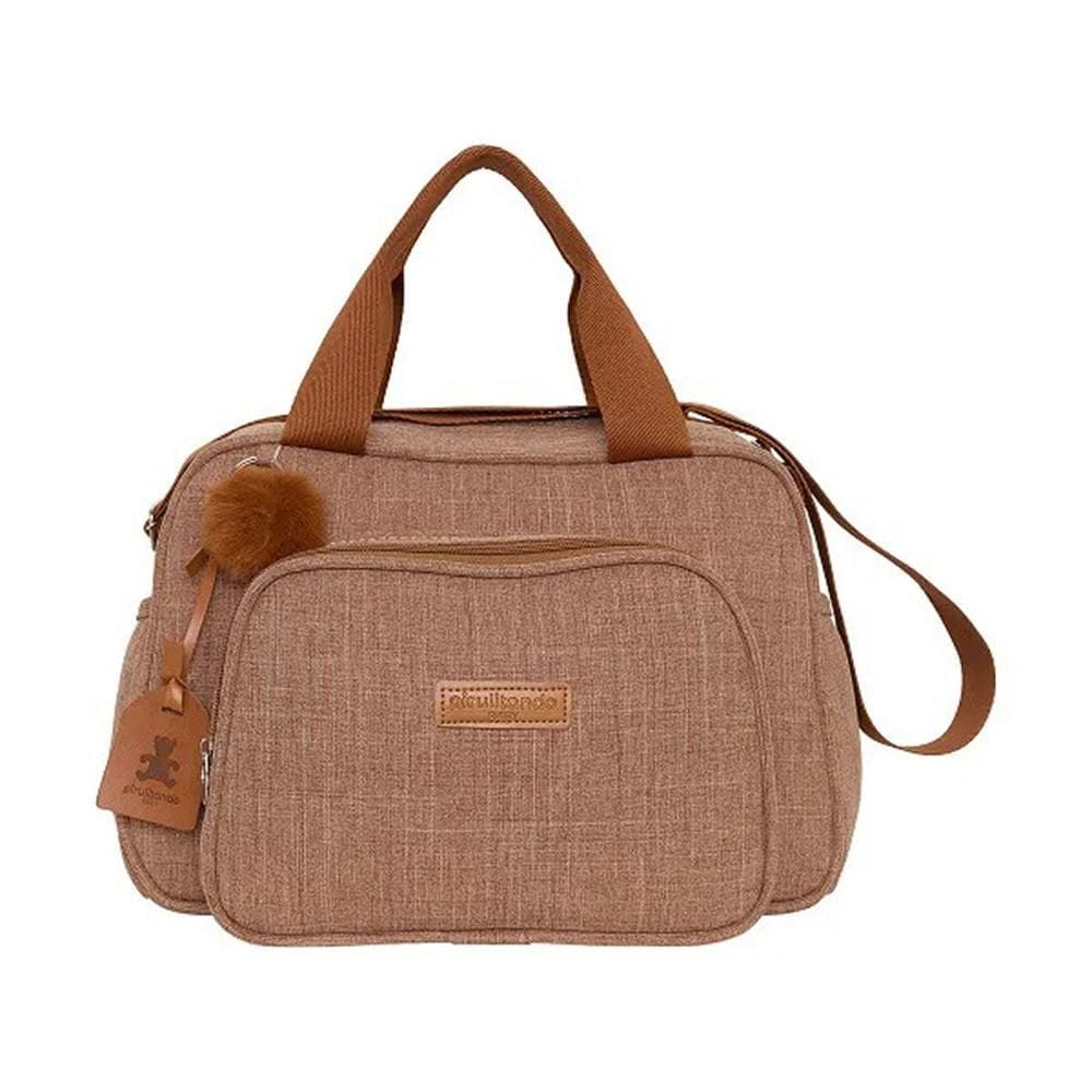 Bolsa de Maternidade Pirulitando Baby Média Memórias Marrom