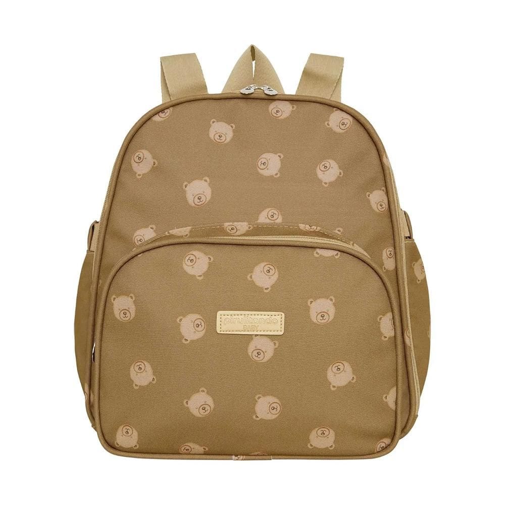Mochila de Maternidade Pirulitando Baby Brincar Marrom