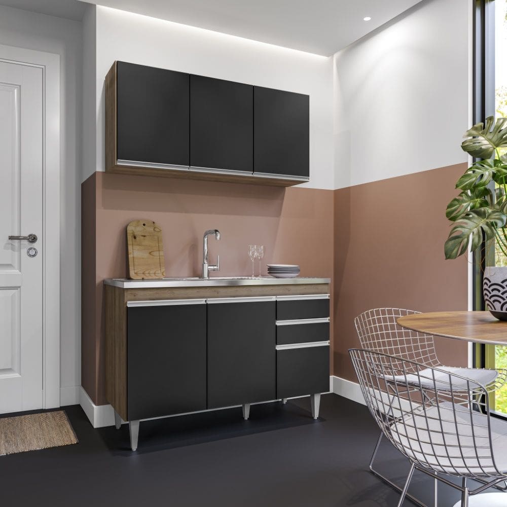 MP - Kit de Cozinha Melissa 120cm 6 Portas 2