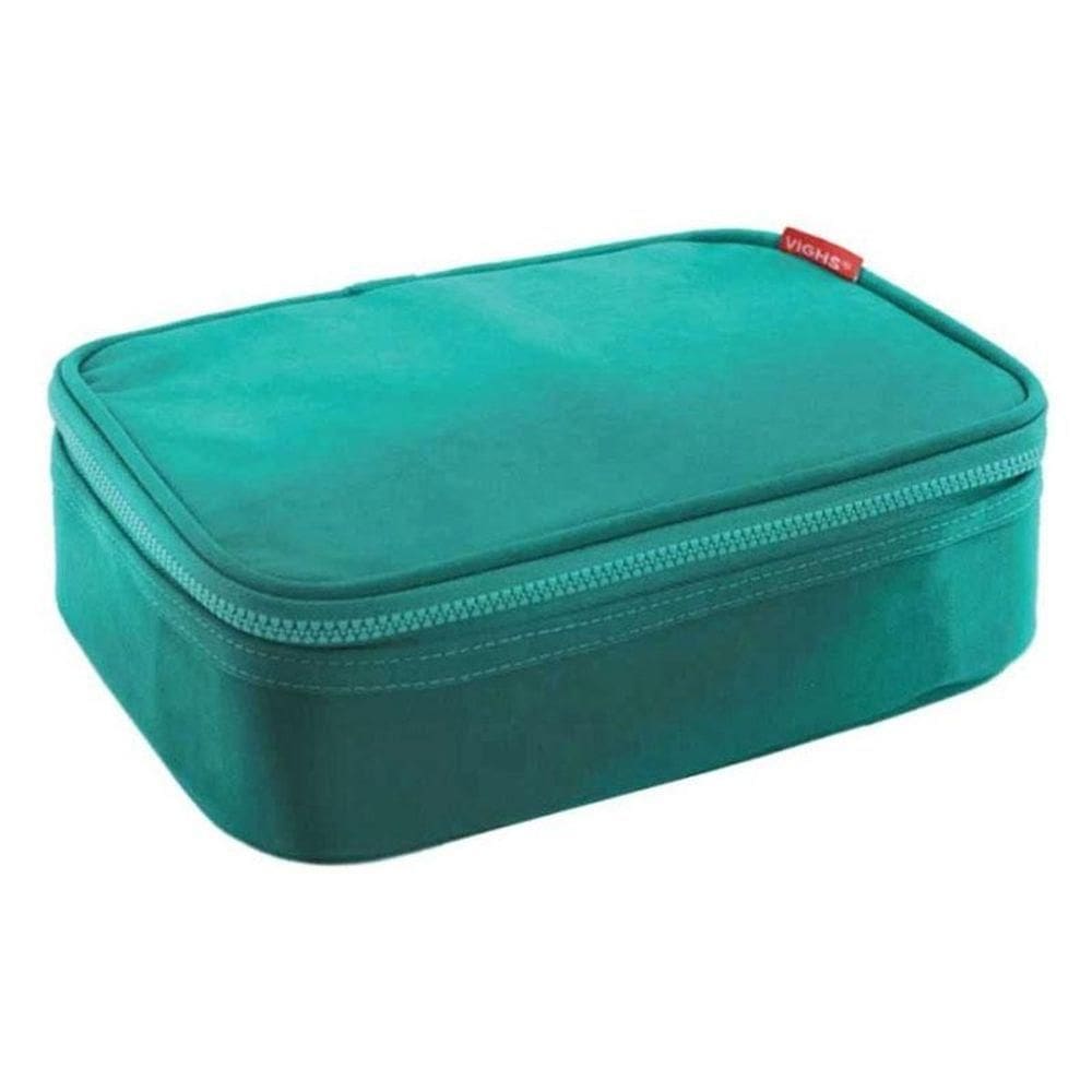 Estojo Escolar Infantil Box V-1702 Verde Turquesa - Vighs