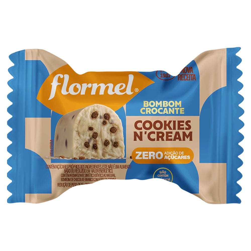 Bombom Crocante Flormel Cookies n`Cream 12g