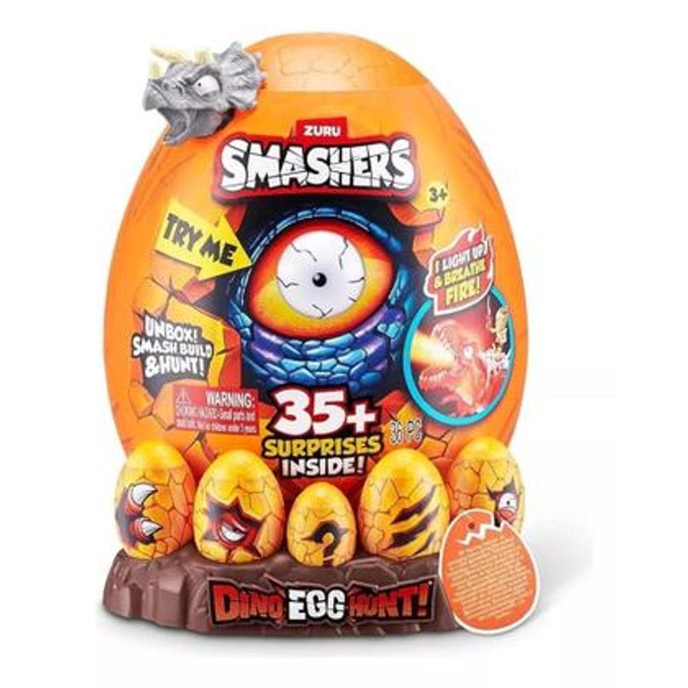 Smashers Dino Egg Hunt Zuru 35 Surprise Fun F02133