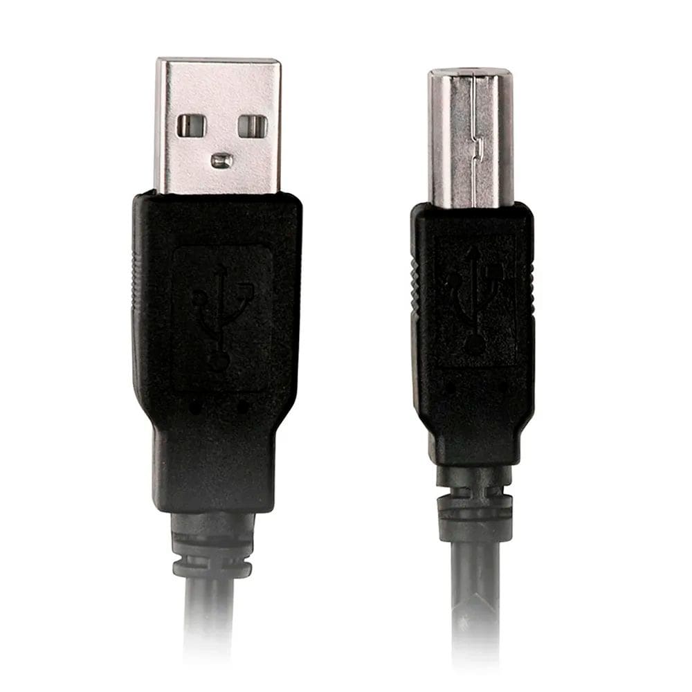 Cabo Para Impressora USB 2.0 A x USB B 3 Metros Plus Cable PC-USB3001