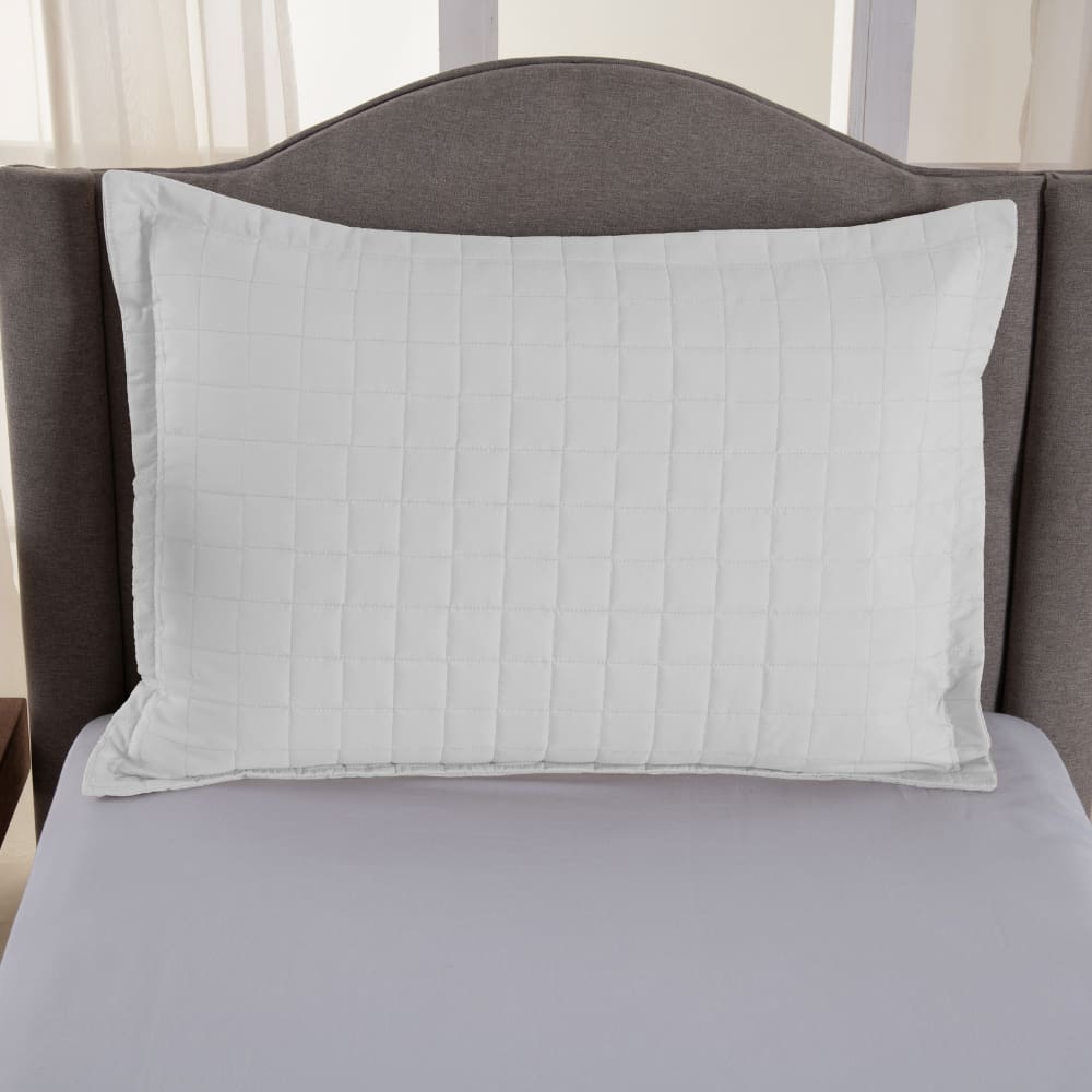 Porta Travesseiro Matelado Copacabana Micropercal Branco