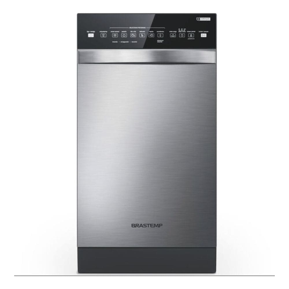 Lava Loucas 10 Servicos Inox Ciclo Pesado 127v - Brastemp