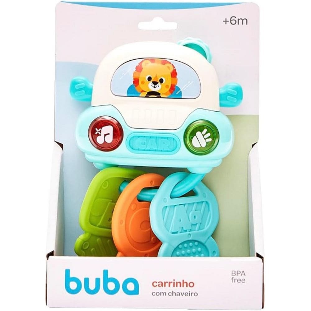 Mordedor Carrinho com Chaveiro Buba