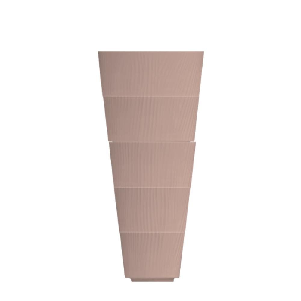 Kit 05  Potes Empilháveis Creme Dunas Germer Porcelanas