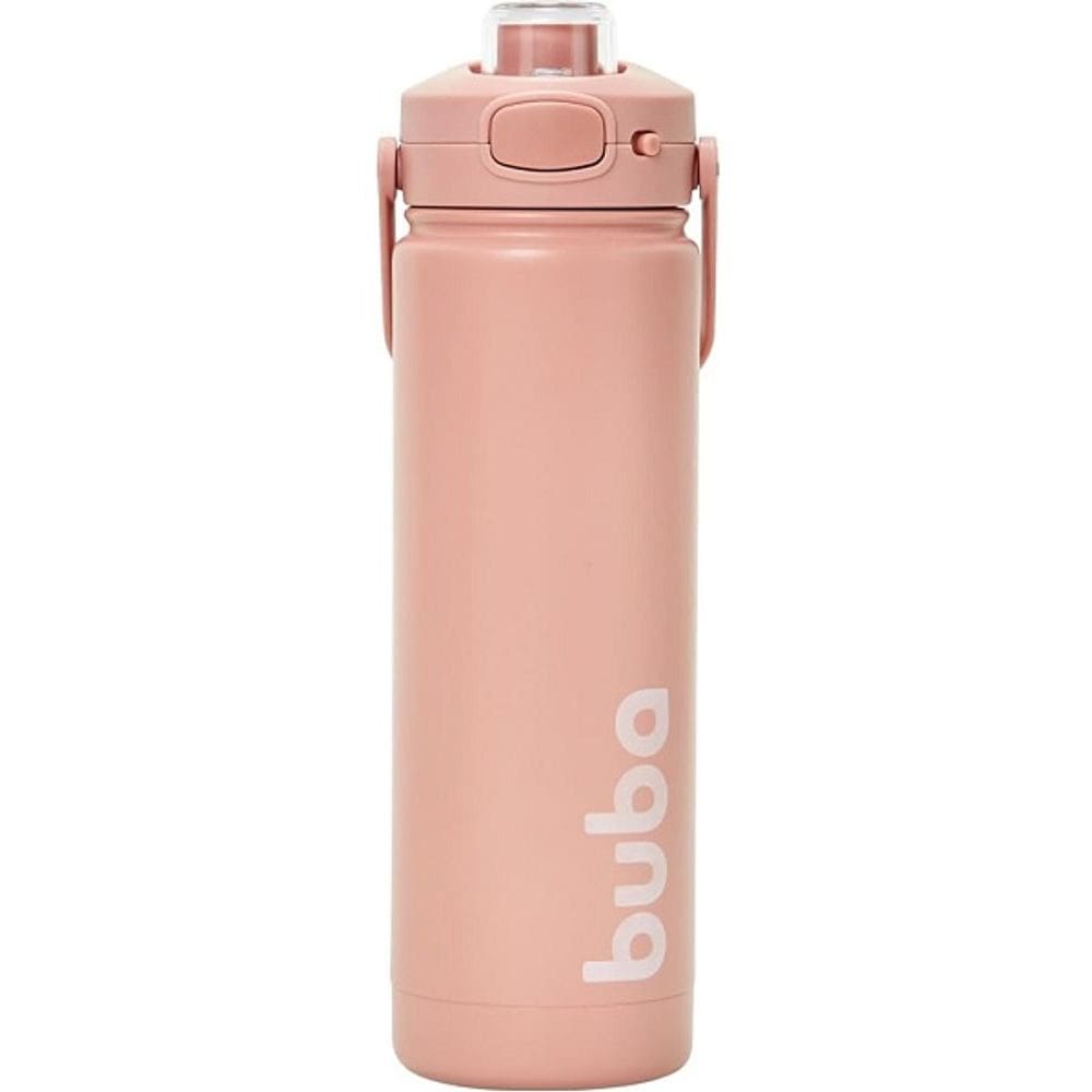 Copo Termico Parede Dupla 600ML Rose Buba