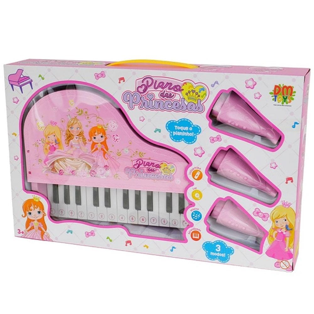 Brinquedo Piano das Princesas DM TOYS