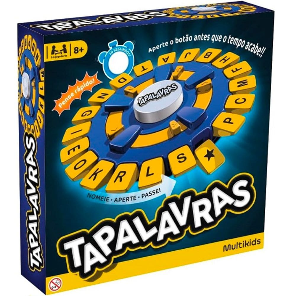 Jogo de Tabuleiro Tapalavras Multikids