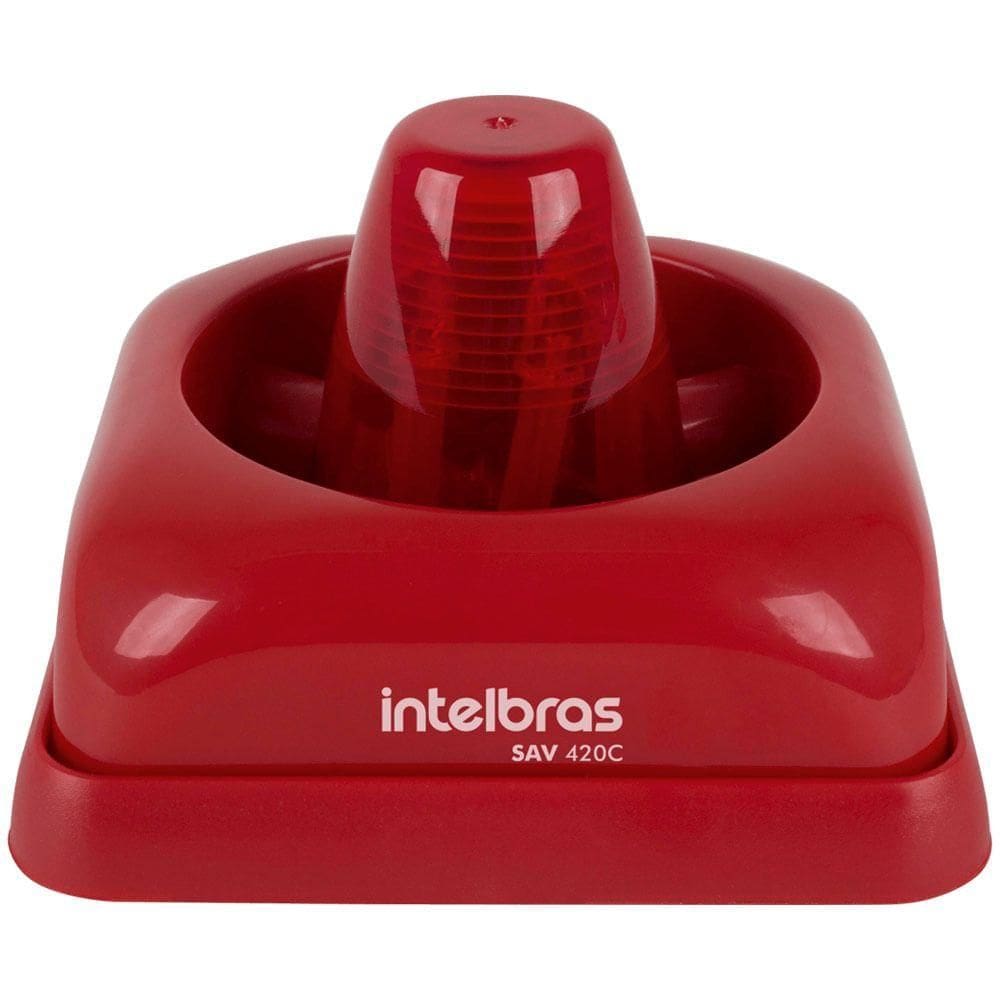 Sinalizador Audiovisual Convencional SAV 420C 4615030 Intelbras