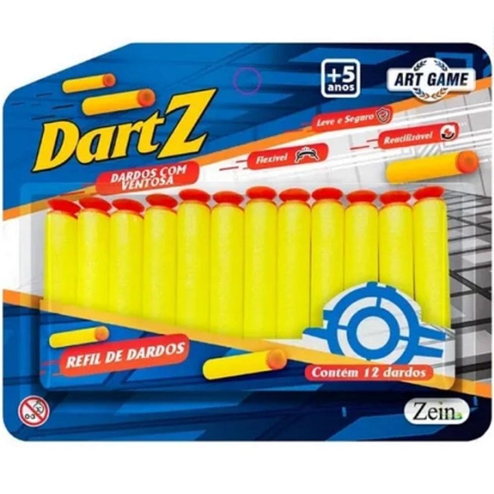 Refil Dardos com Ventosa ART BRINK