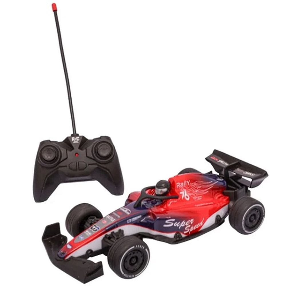 Carrinho Controle Remoto com LUZ Formula Z Vermelho ZIPPY TOYS