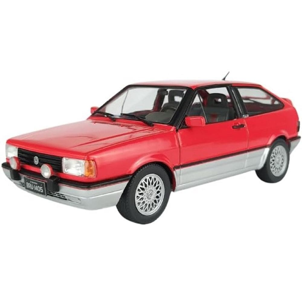 Carrinho Miniatura 1992 Volkswagen GOL GTI Vermelho 1/24 California Classics