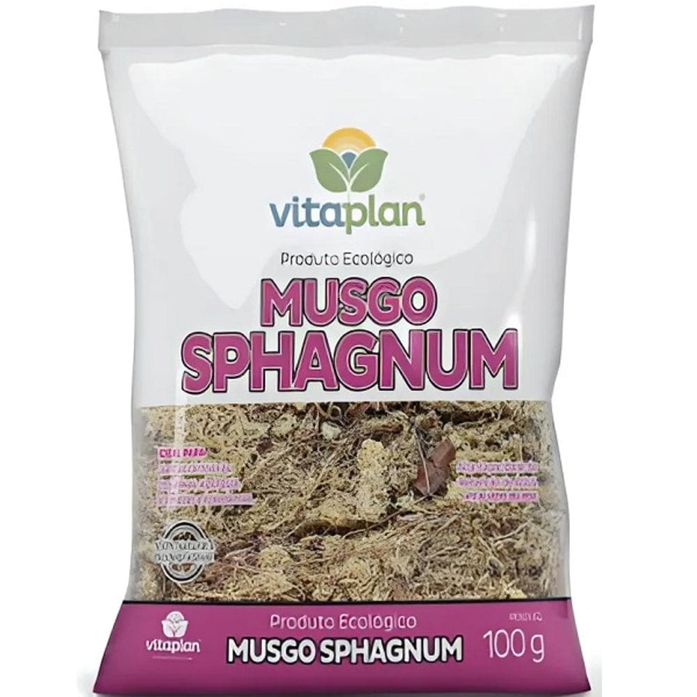 Substrato Musgo Sphagnum 100G Vitaplan