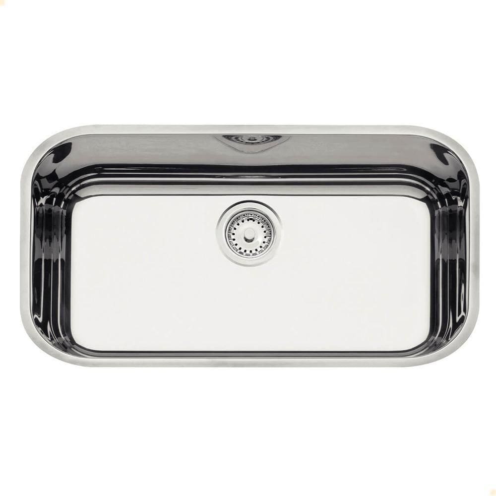 Cuba Tramontina Lavínia 56 Bl Prime Em Aço Inox Alto Brilho 56x34 Cm Com Válvula 94024207