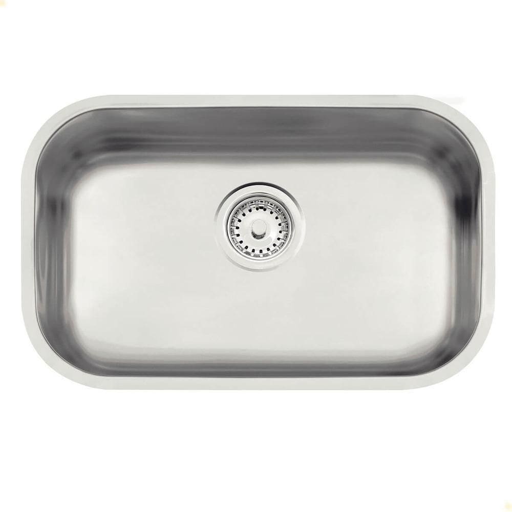 Cuba Tramontina Lavínia 47 Bl Prime Em Aço Inox Acetinado 47x30 Cm Com Válvula 94022107