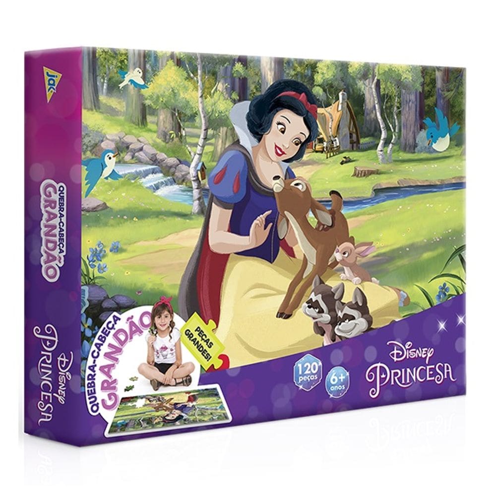 QUEBRA-CABEÇA Grandao 120 Peças Branca de Neve Toyster